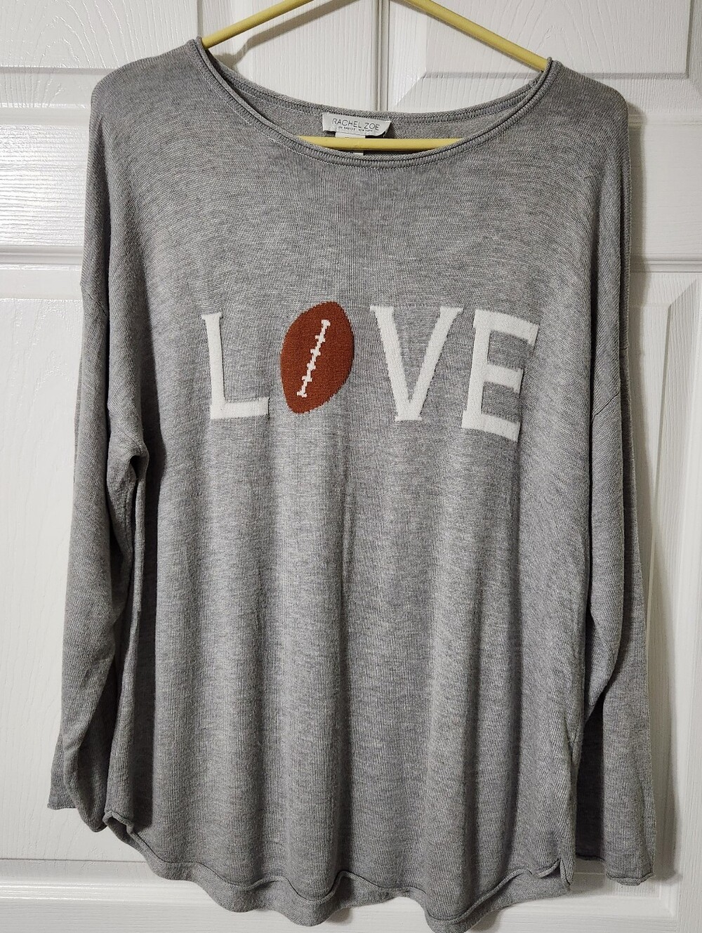 Rachel Zoe Heather Gray Knit Top, Size 1X